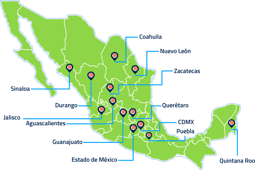 Cobertura Nacional Edacom